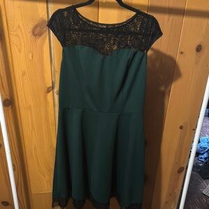 Green Embellished A-Line Midi Dress for Weddings